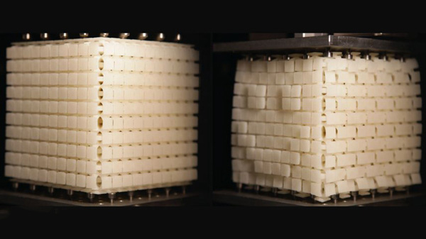 科学家用3D打印研究可穿戴的柔性超材料