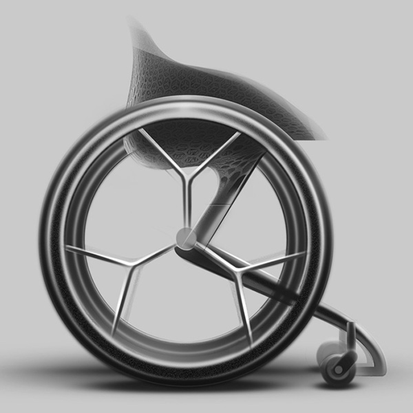 Layer工作室推出世界首款3D打印消费级轮椅