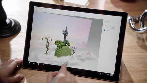 微软将3D建模应用集成到Windows 10 Insider