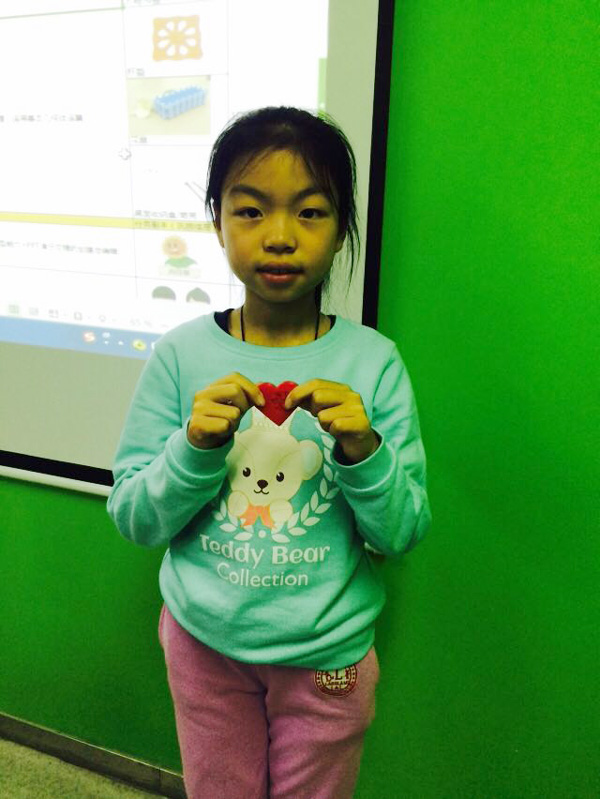 少儿3D打印感恩节用“心”说爱活动课开班盛况