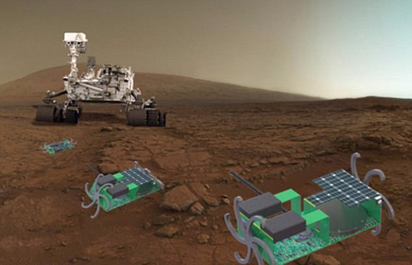 NASA研发新款机器人 可折叠到巴掌大小