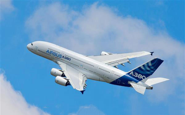 利勃海尔的3D打印飞机部件在空客A380上首次试飞成功